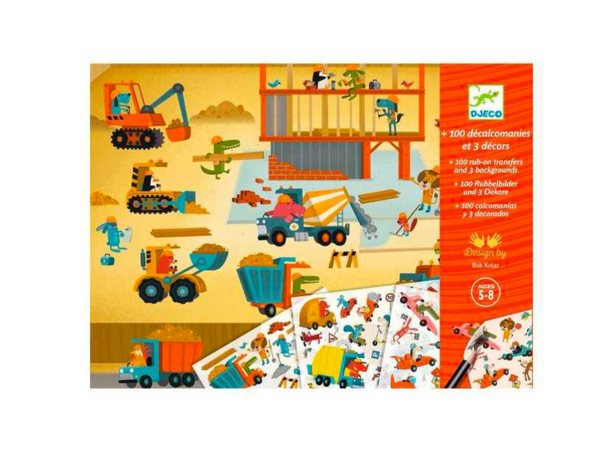 achat Decalcomanies Asphalte - Djeco