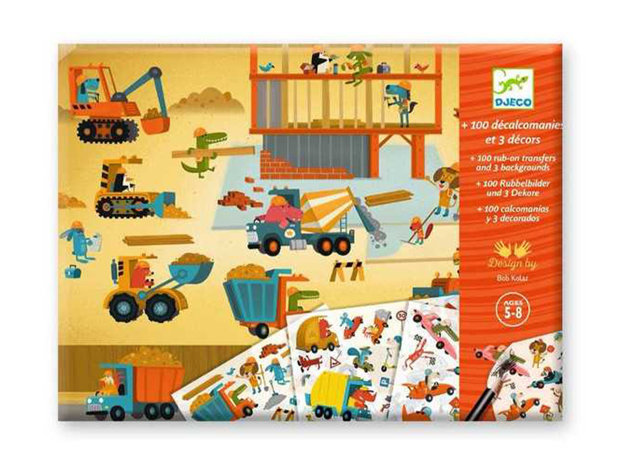 Achat Decalcomanies Asphalte - Djeco