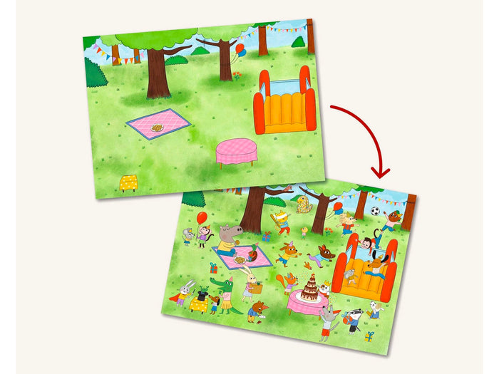 Achat Pochette Décalcomanies C'est la fête ! - Djeco