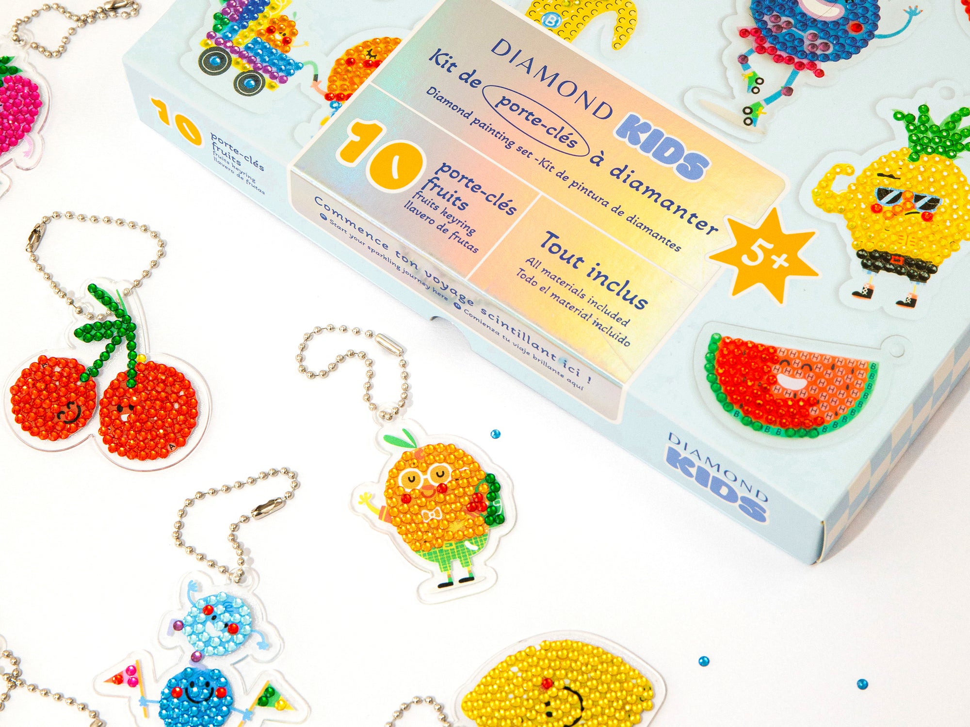 Kit créatif Diamond Painting kids - porte-clés