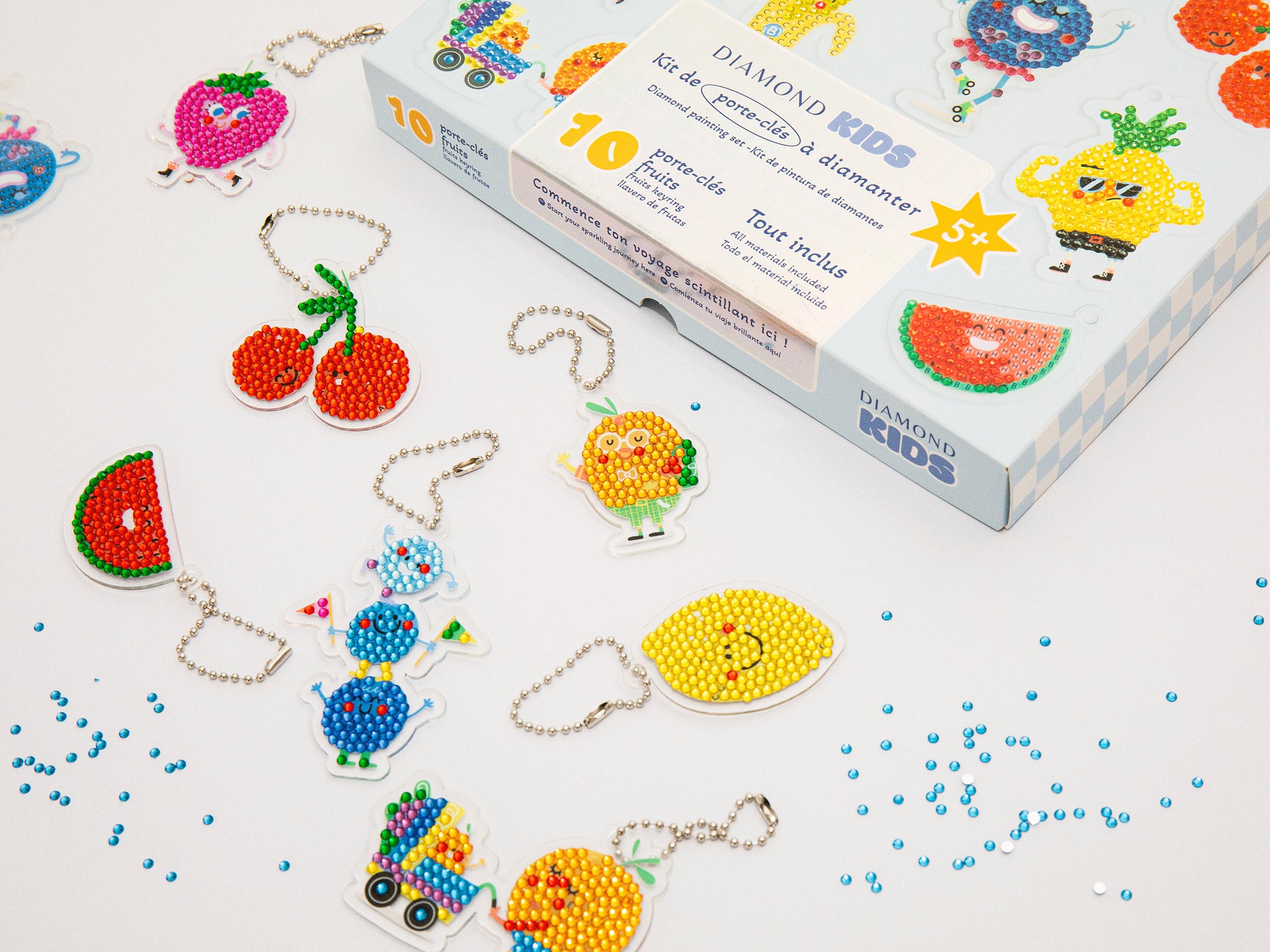Kit créatif Diamond Painting kids - porte-clés