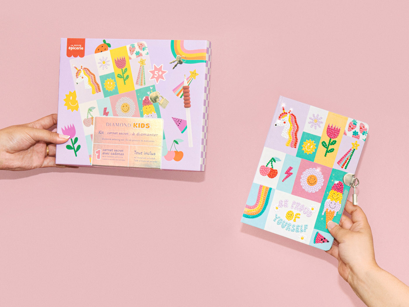 achat Kit créatif Diamond Painting kids - Carnet secret