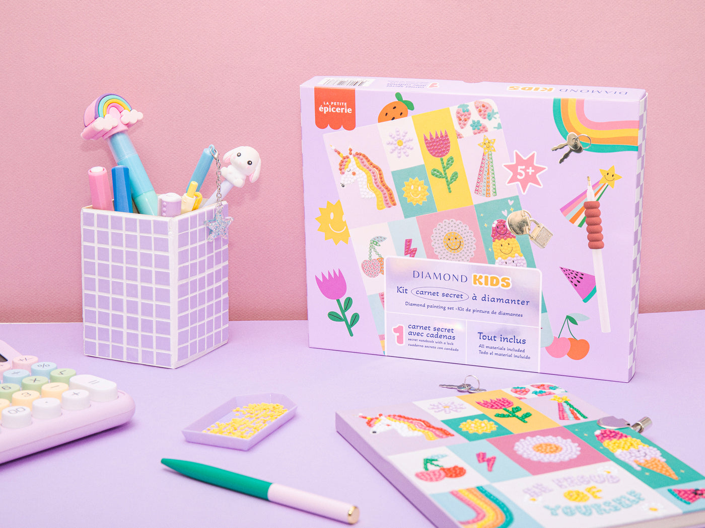achat Kit créatif Diamond Painting kids - Carnet secret