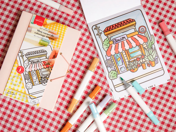 Achat Kit DIY Home Déco - Mon carnet de coloriage détente