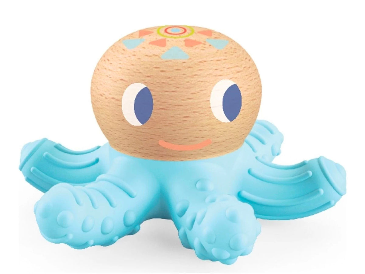 achat Jouet de dentition pieuvre BabySquidi - Djeco