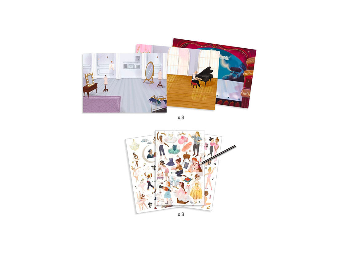 achat Kit créatif Décalcomanies Petits rats de l'Opéra - Djeco