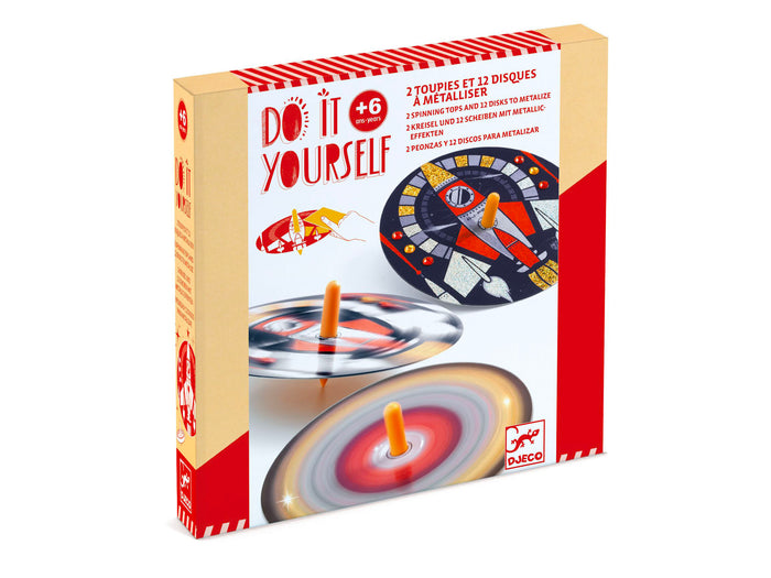 Achat Toupies métalisées Hypno cosmos DIY - Djeco