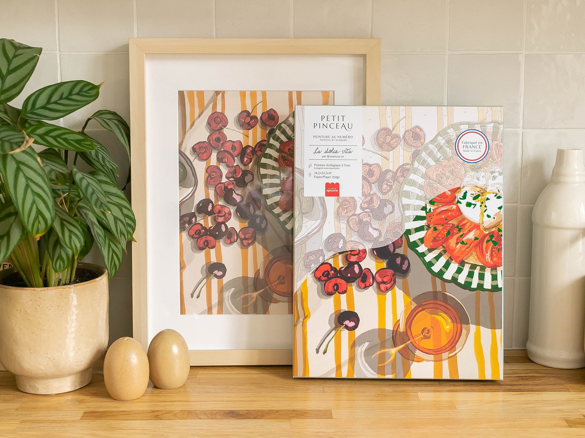 Achat Coffret peinture au numéro - Petit Pinceau - La Dolce Vita par Ananya Bhandari