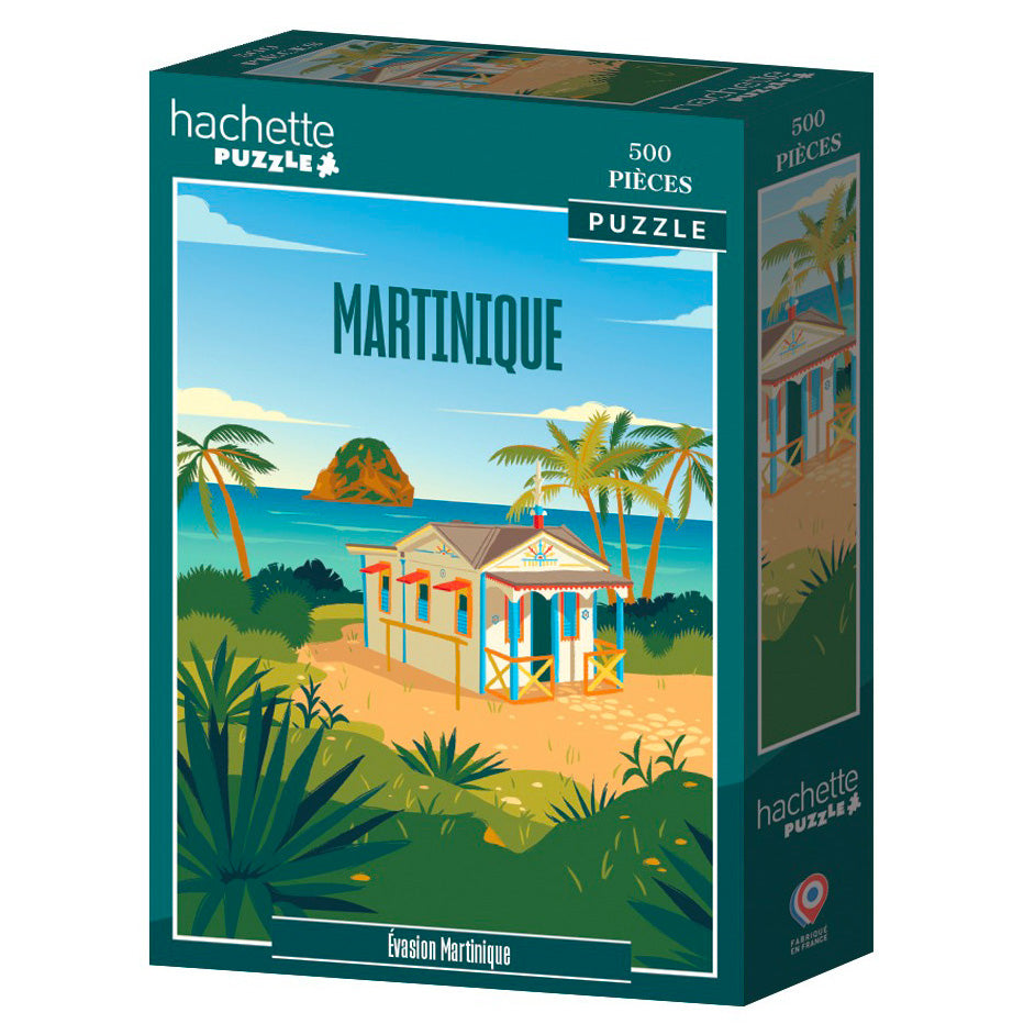 Achat Puzzle Évasion Martinique – 500 pièces - Puzzle Hachette