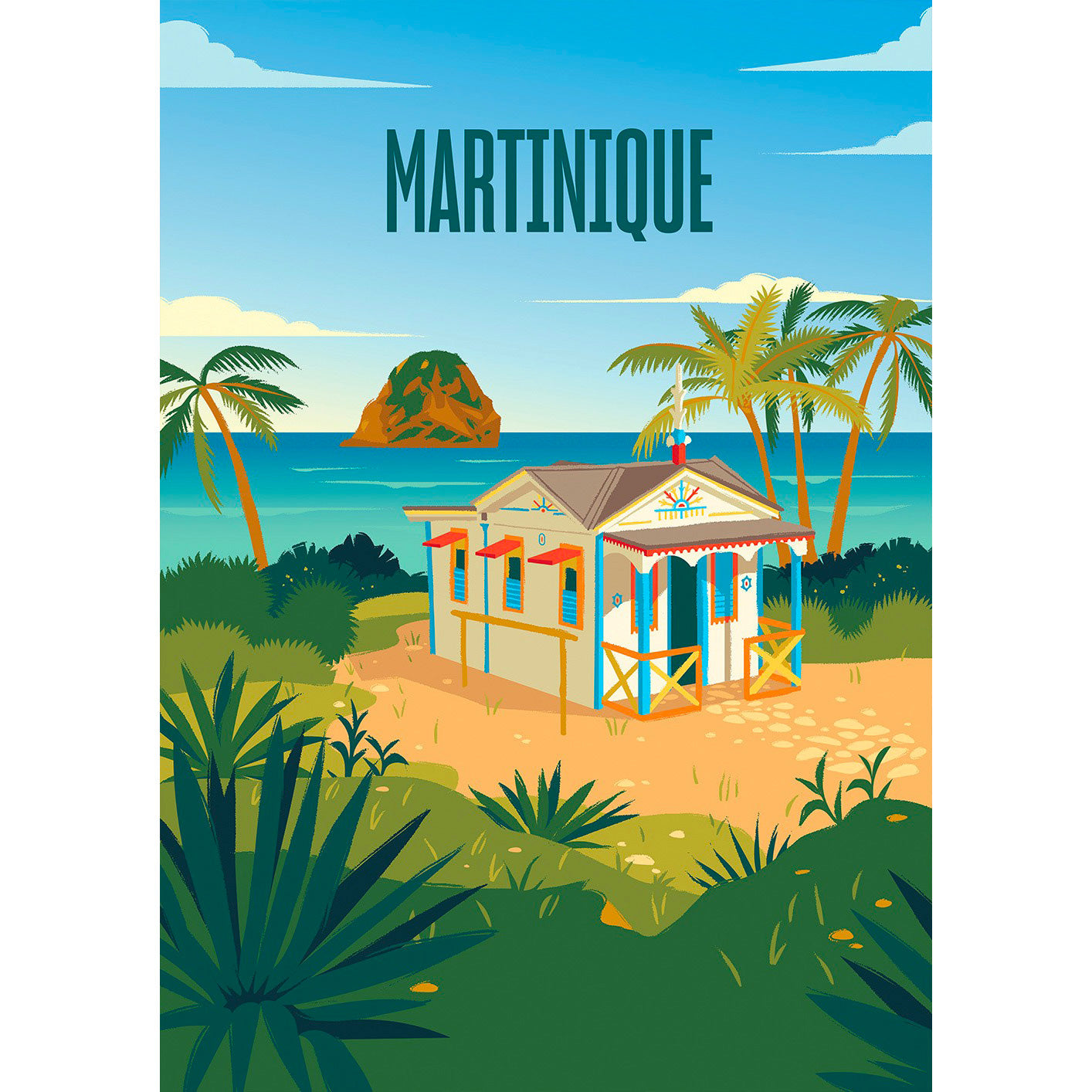 Achat Puzzle Évasion Martinique – 500 pièces - Puzzle Hachette