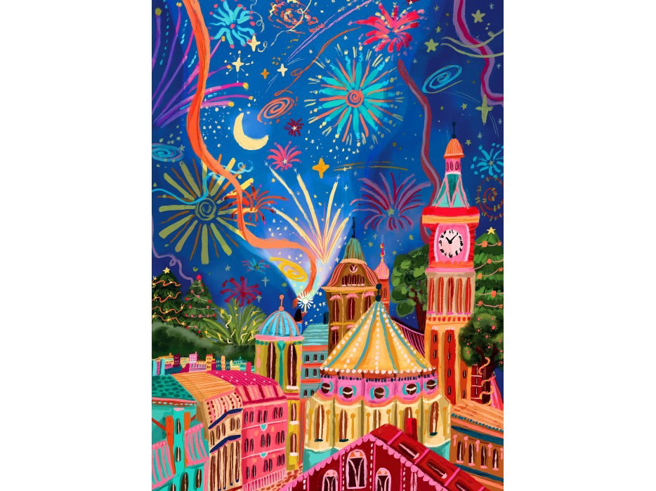 Puzzle Feu d'Artifice Lumineux - 500 pcs