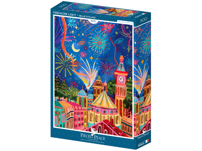 Achat Puzzle Feu d’Artifice Lumineux 500 pièces – Pieces & Peace