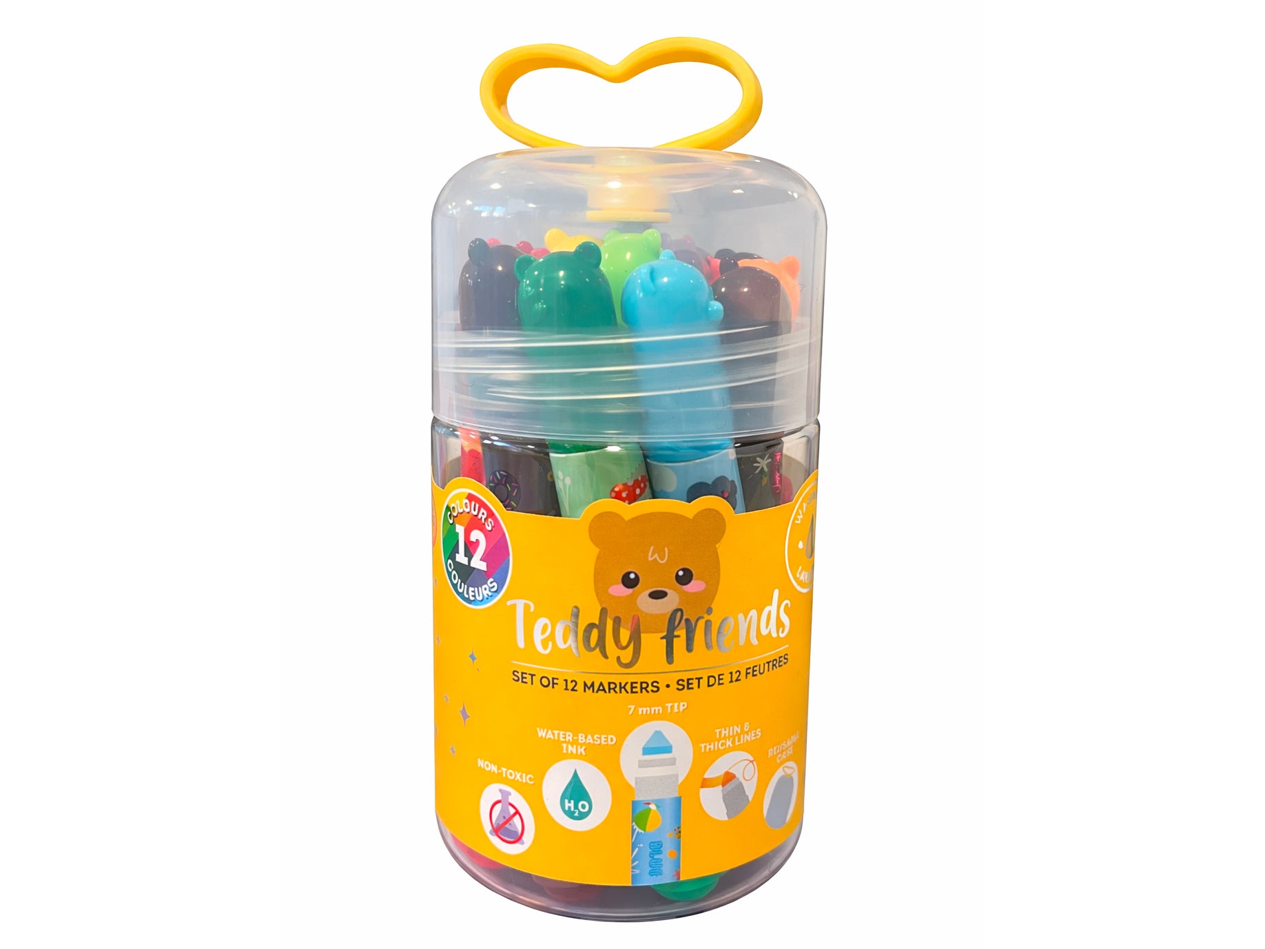 Achat Lot de 12 feutres Teddy Friends