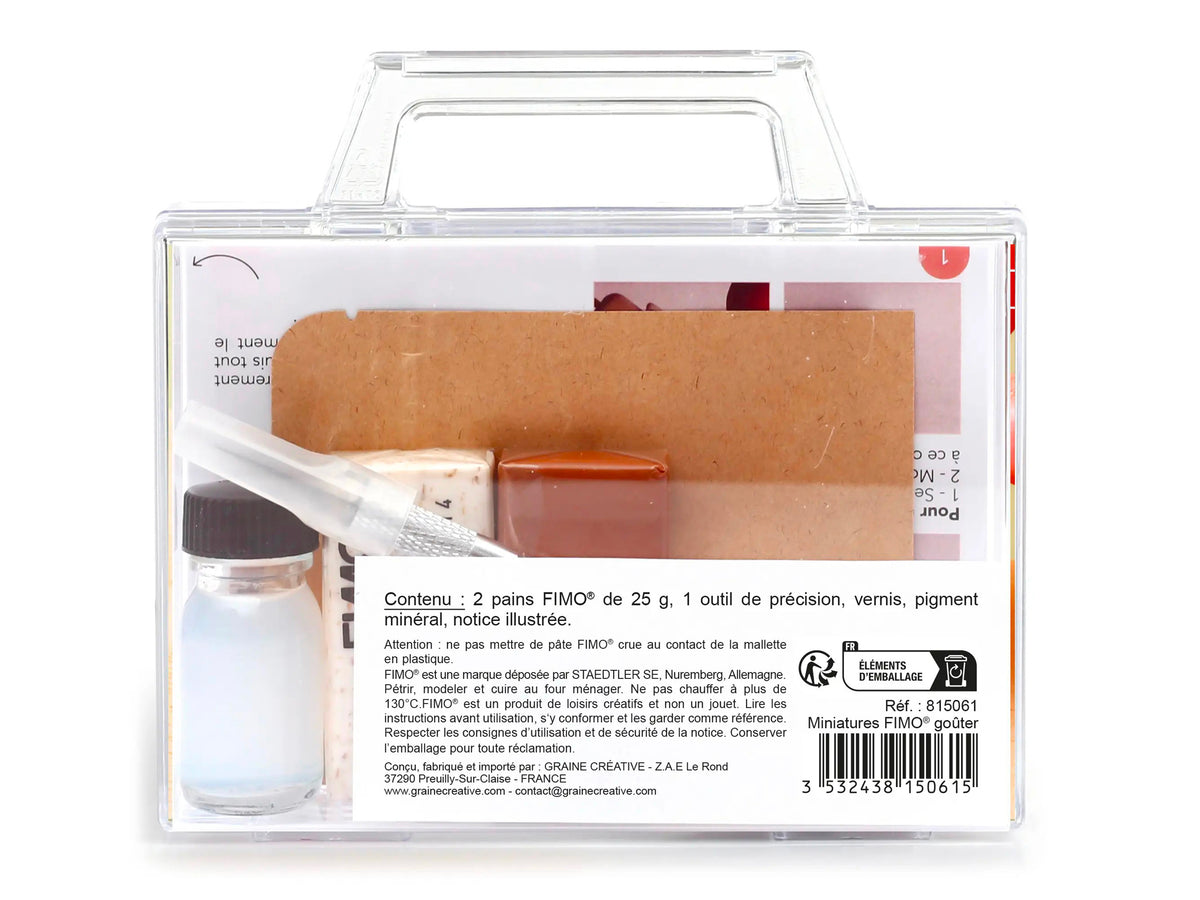 achat Malette Fimo Miniature Le Goûter à modeler - Graine Créative