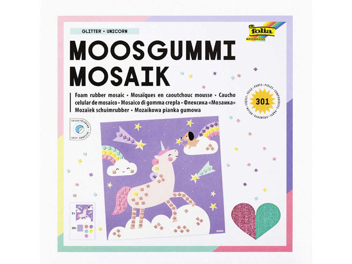 Achat Mosaïque en caoutchouc mousse - Licorne - Folia