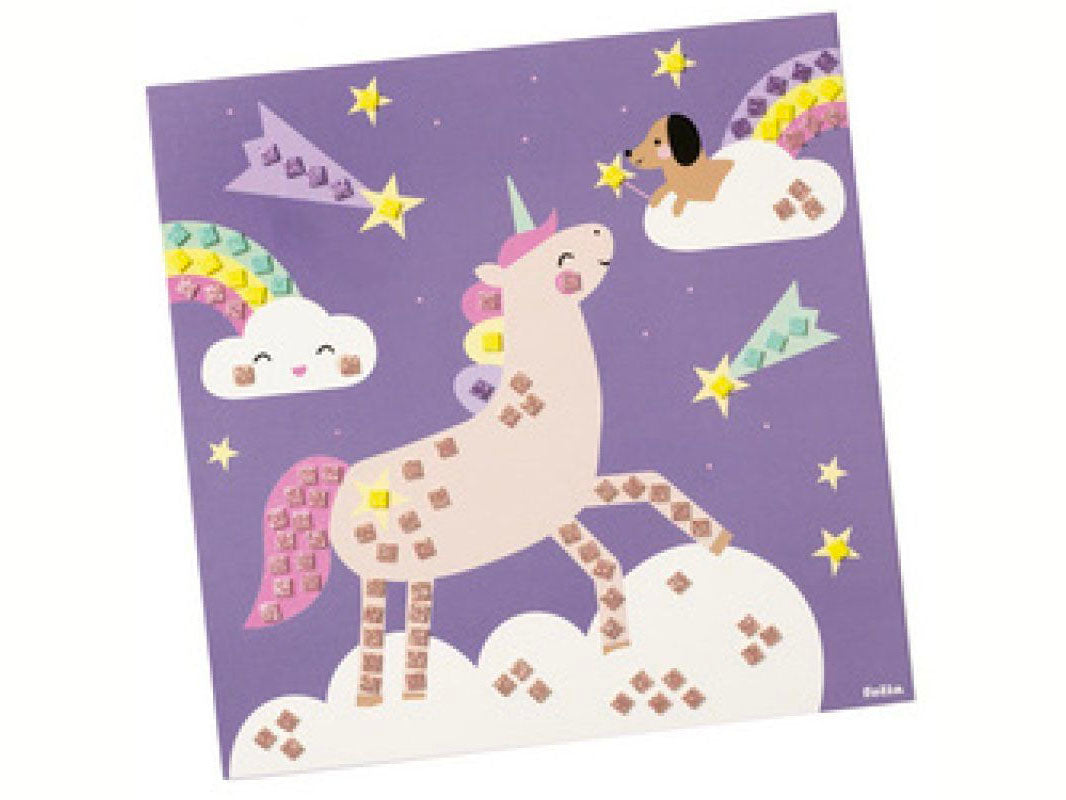 achat Mosaïque en caoutchouc mousse - Licorne - Folia