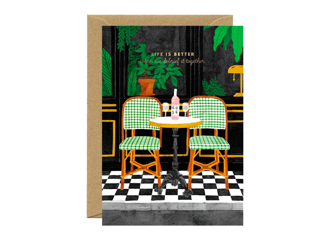 Achat Carte Life Is Better avec dorure - ATWS