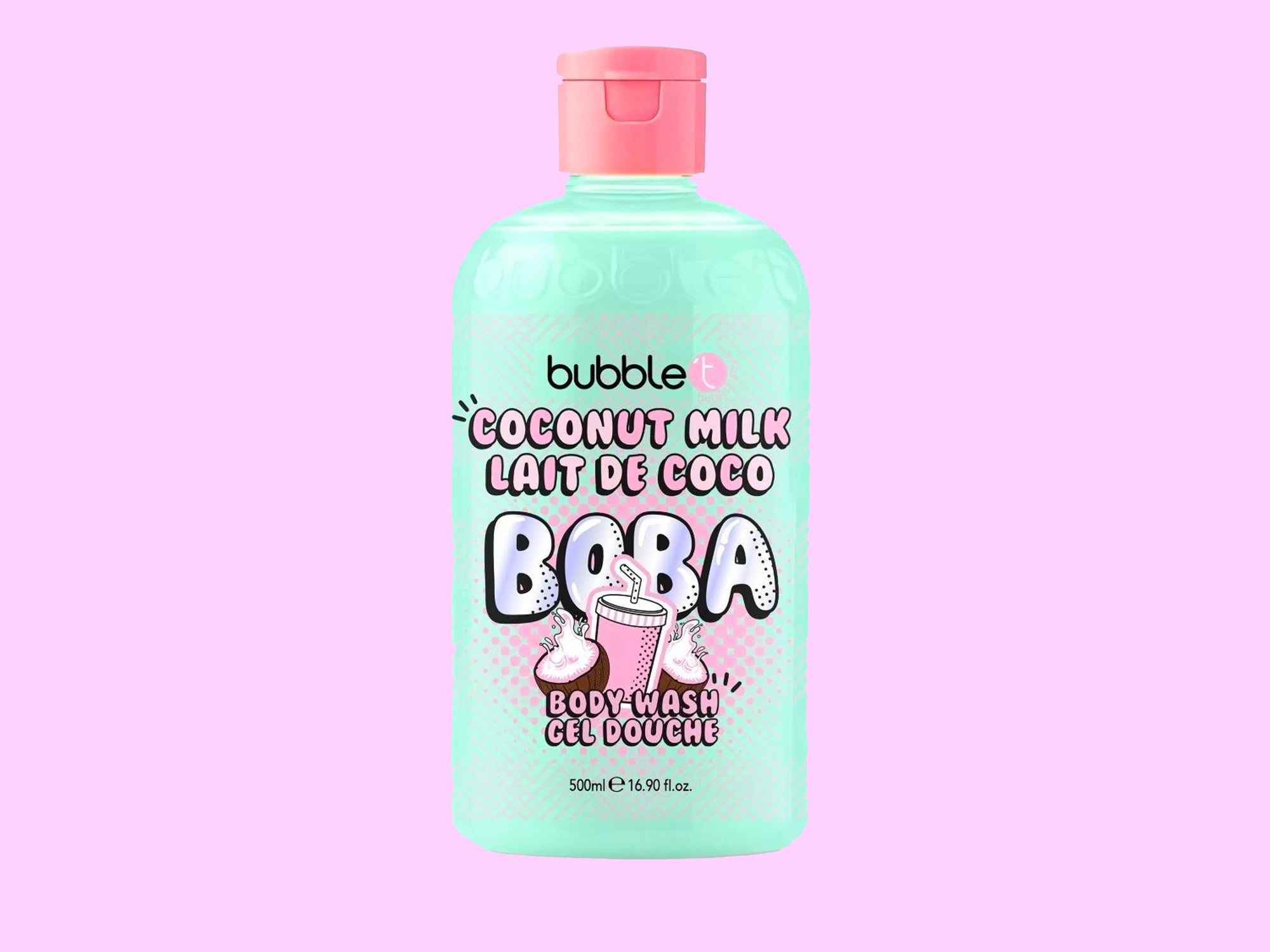 Achat Gel Douche Thé Boba au Lait de Coco (500ml) - Bubble T Cosmetics