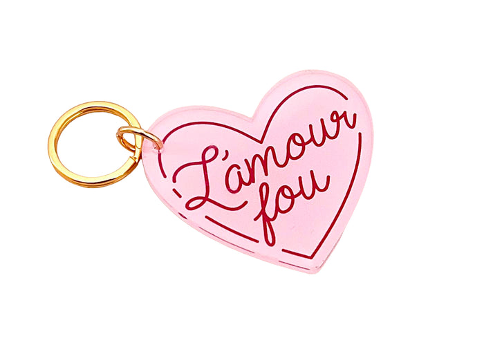Achat Porte-clé coeur - L'amour fou