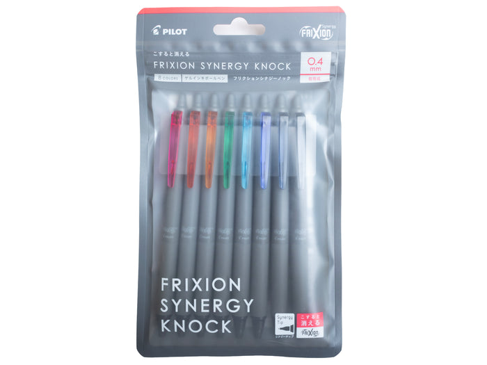 Achat Pochette de 8 Stylos Frixion Synergy Knock