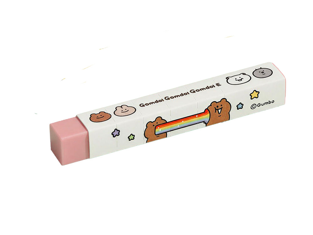 Achat Gomme ours slim rose