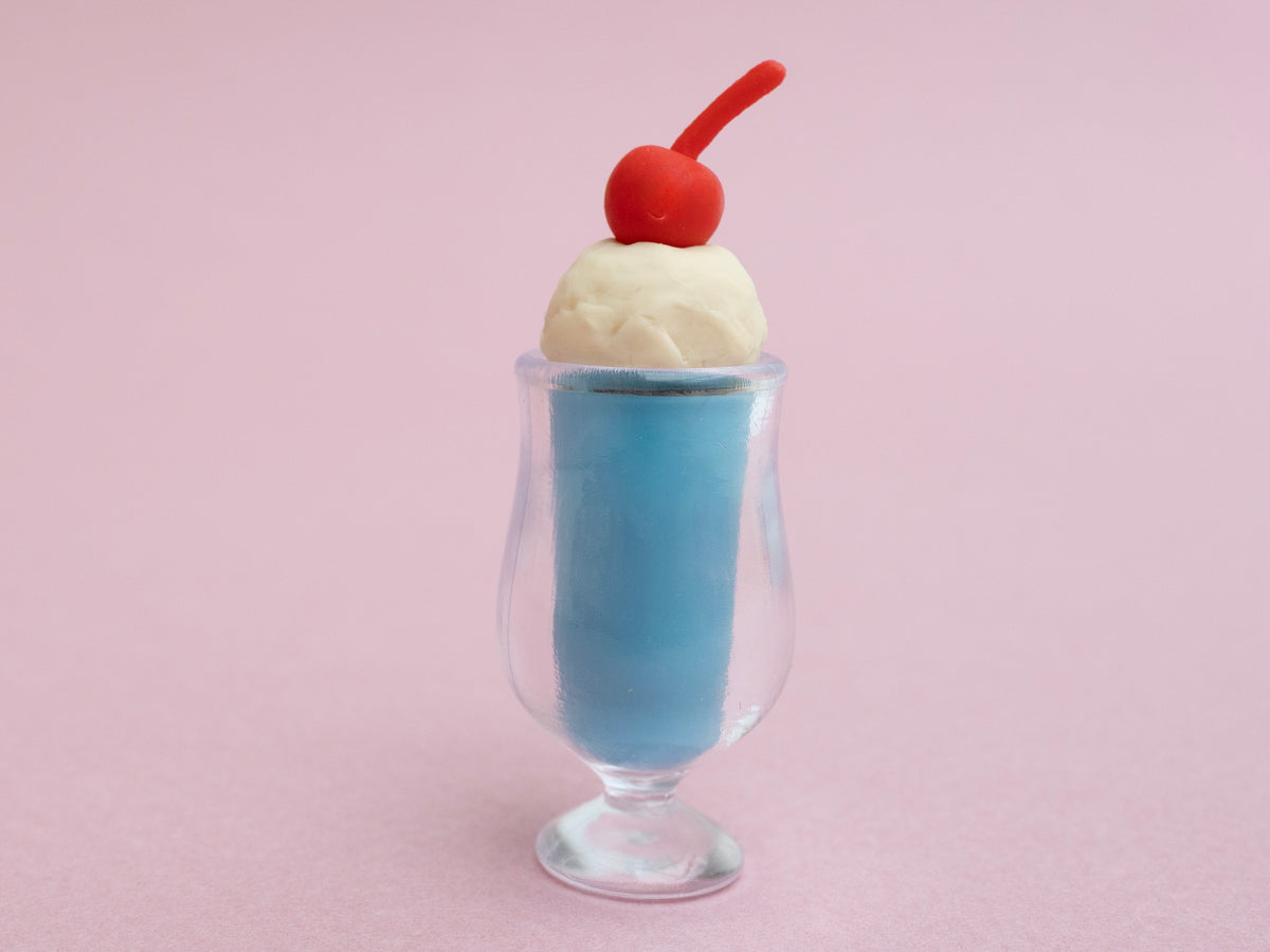 achat Gomme coupe glacée bleue
