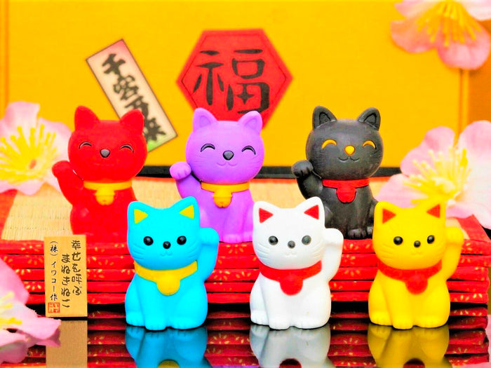 Achat Gomme individuelle Chat Chance - Made in Japan (coloris aléatoire)