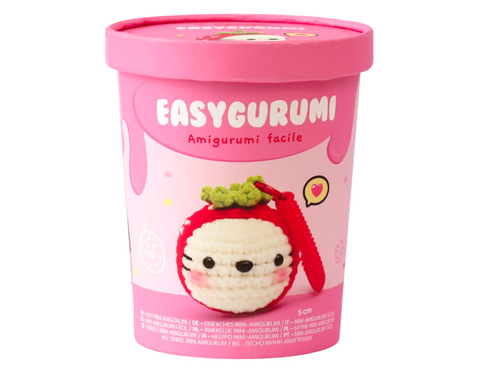 Achat Kit crochet Easygurumi Fraise - Graine Créative