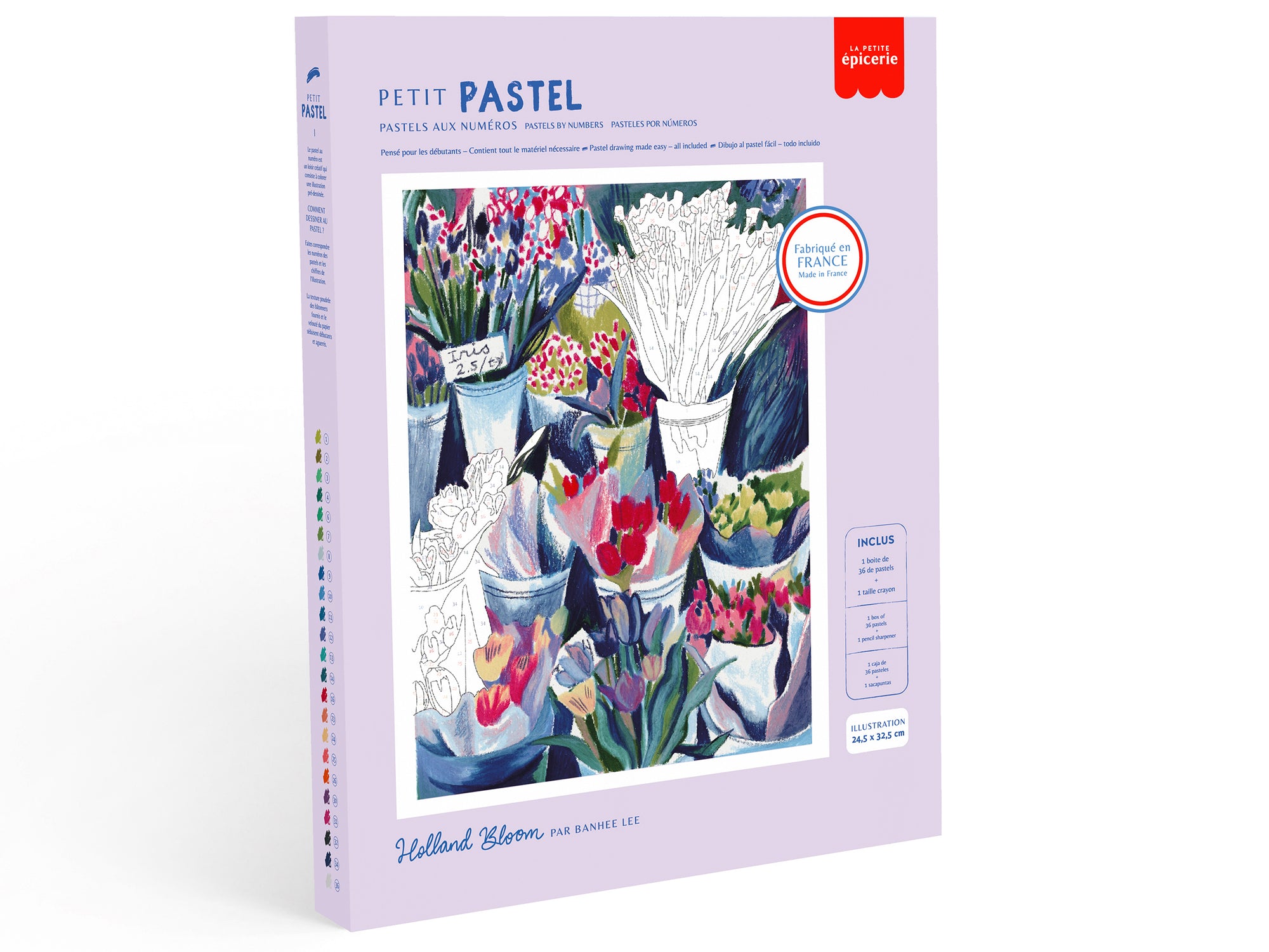Achat Coffret pastel au numéro - Petit Pastel - Holland Bloom