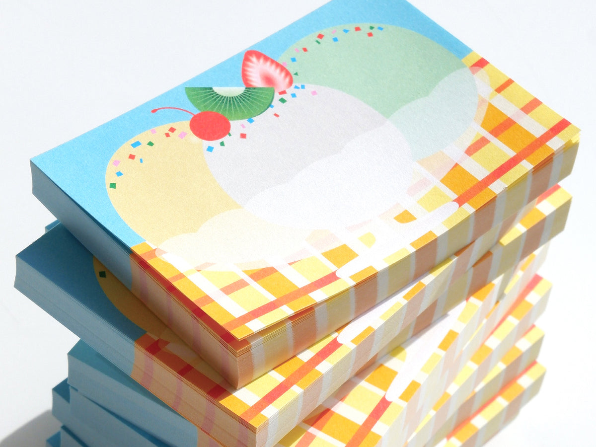 achat Mini bloc memo coupe glacée - Fruit fries Design Lab