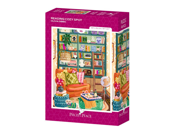 Achat Mini Puzzle - Reading Cozy Spot 96 pièces - Pieces&Peace