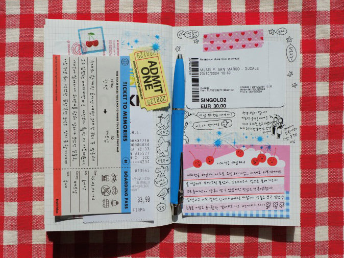achat Bloc memo voyage billet avion - Fruit Fries Design Lab