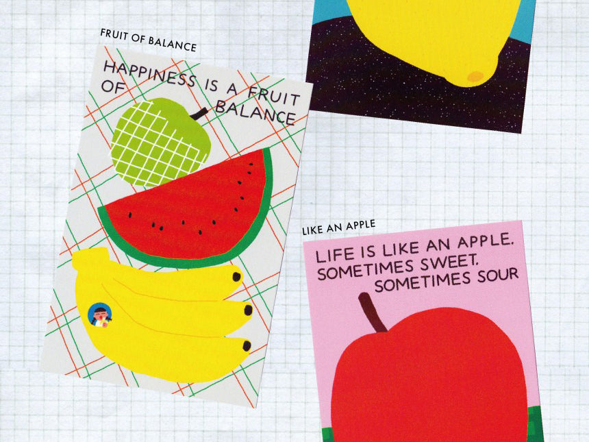 achat Carte postale Fruit of balance - Fruit Fries Design Lab