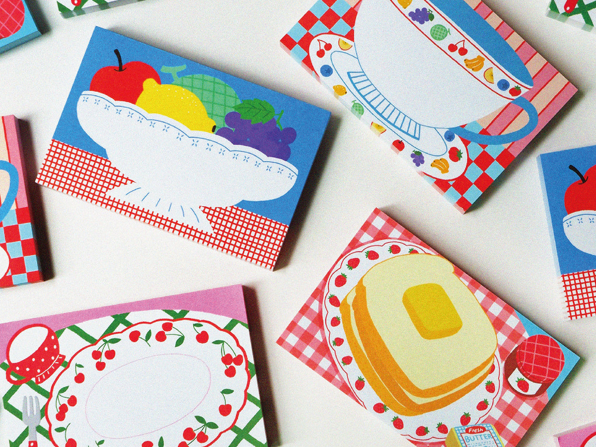 achat Mini bloc memo corbeille de fruits - Fruit fries Design Lab