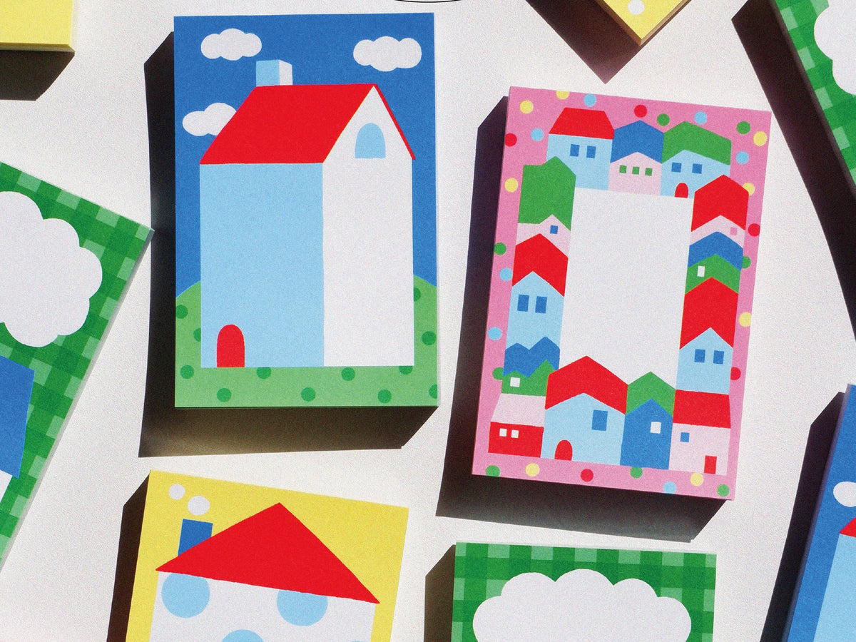 achat Mini bloc notes maison toit rouge - Fruit fries Design Lab