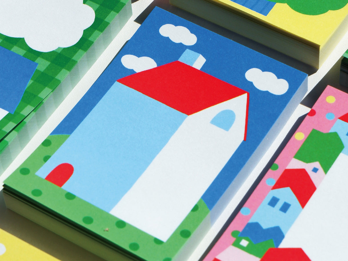 achat Mini bloc notes maison toit rouge - Fruit fries Design Lab
