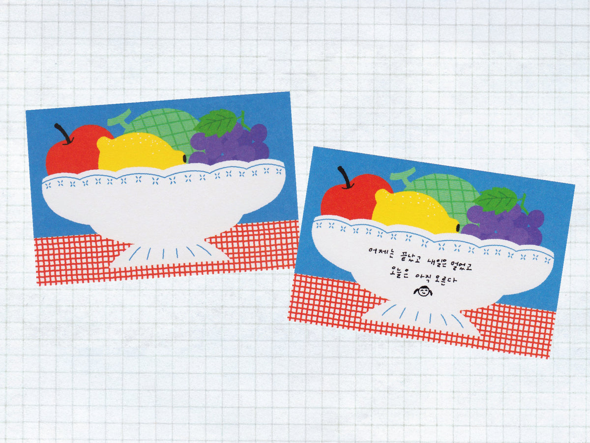 achat Mini bloc memo corbeille de fruits - Fruit fries Design Lab