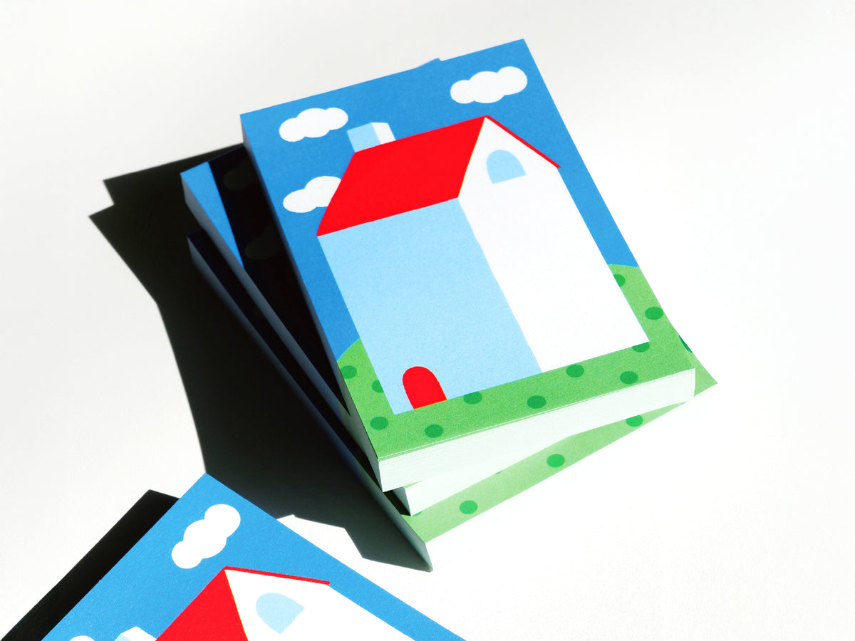 achat Mini bloc notes maison toit rouge - Fruit fries Design Lab