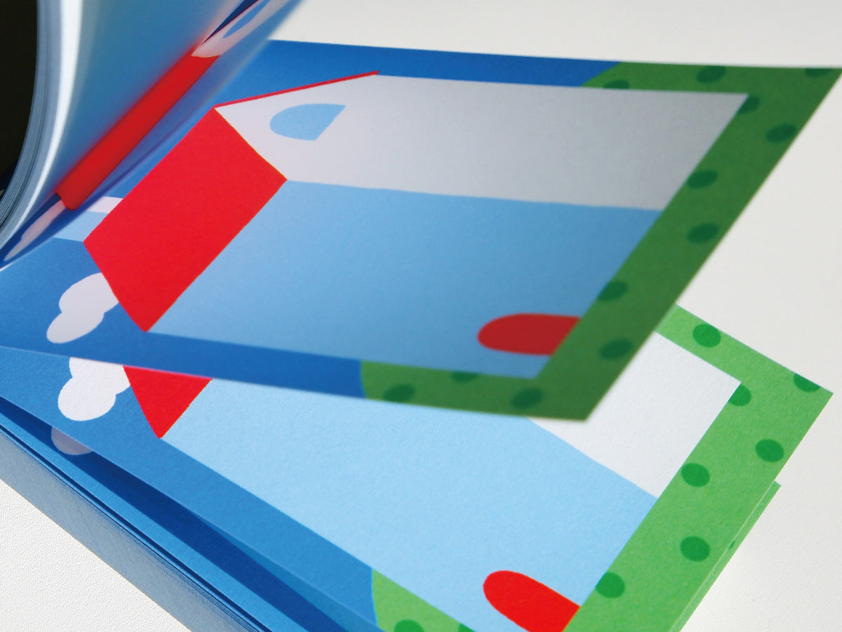 achat Mini bloc notes maison toit rouge - Fruit fries Design Lab