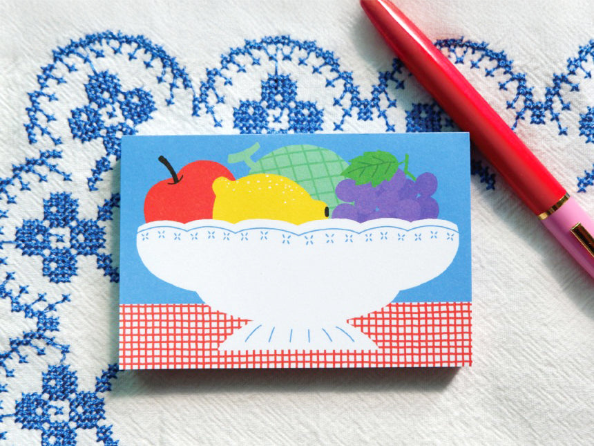 achat Mini bloc memo corbeille de fruits - Fruit fries Design Lab