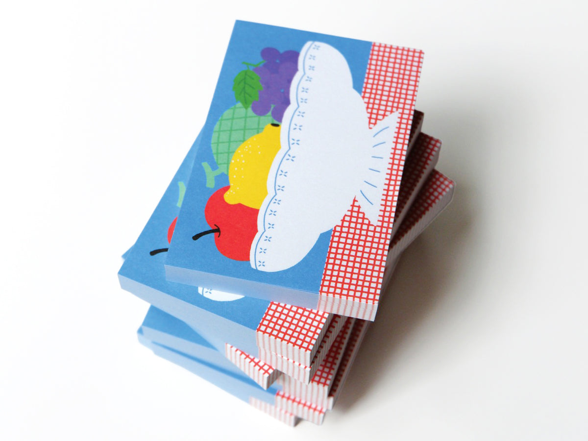 achat Mini bloc memo corbeille de fruits - Fruit fries Design Lab