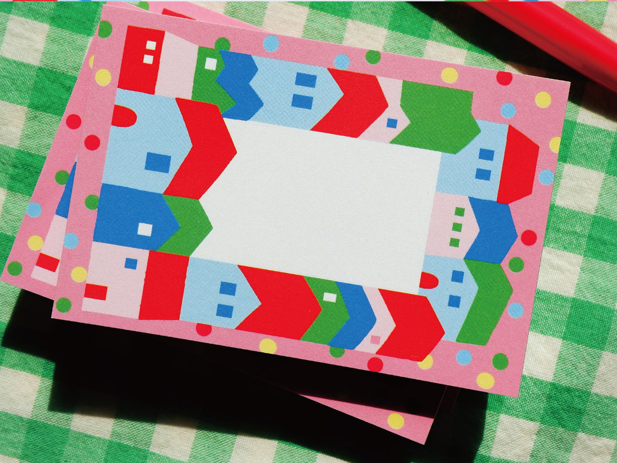 achat Mini bloc notes village rose - Fruit fries Design Lab