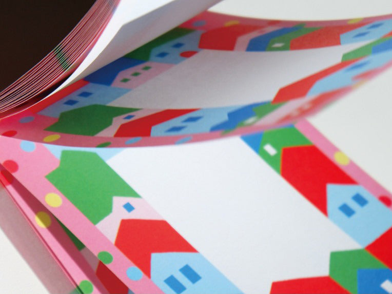 achat Mini bloc notes village rose - Fruit fries Design Lab