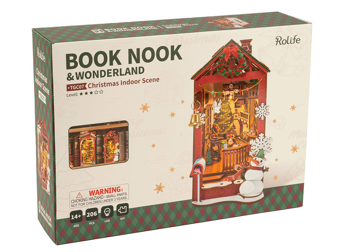 achat Book Nook - Pièce miniature - Christmas Indoor Scene - Rolife