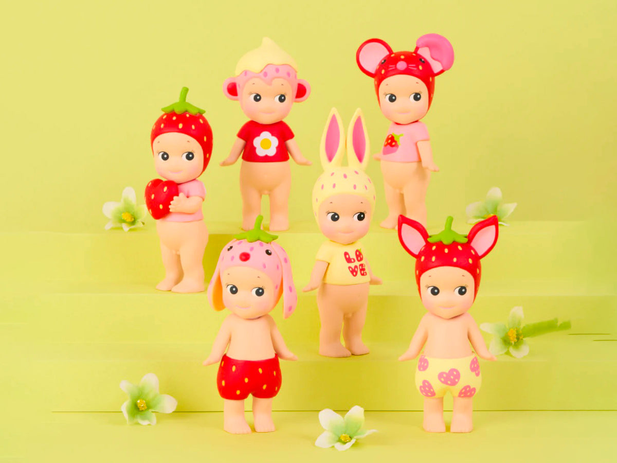achat Sonny Angel mini figurine (modèle aléatoire) - Série Strawberry Love