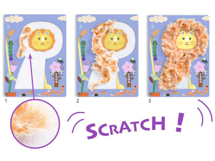 achat Laine et scratch - Tout poilus ! - Djeco