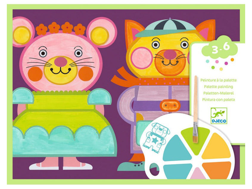Achat Peinture à la palette - Les Joufflus - Djeco
