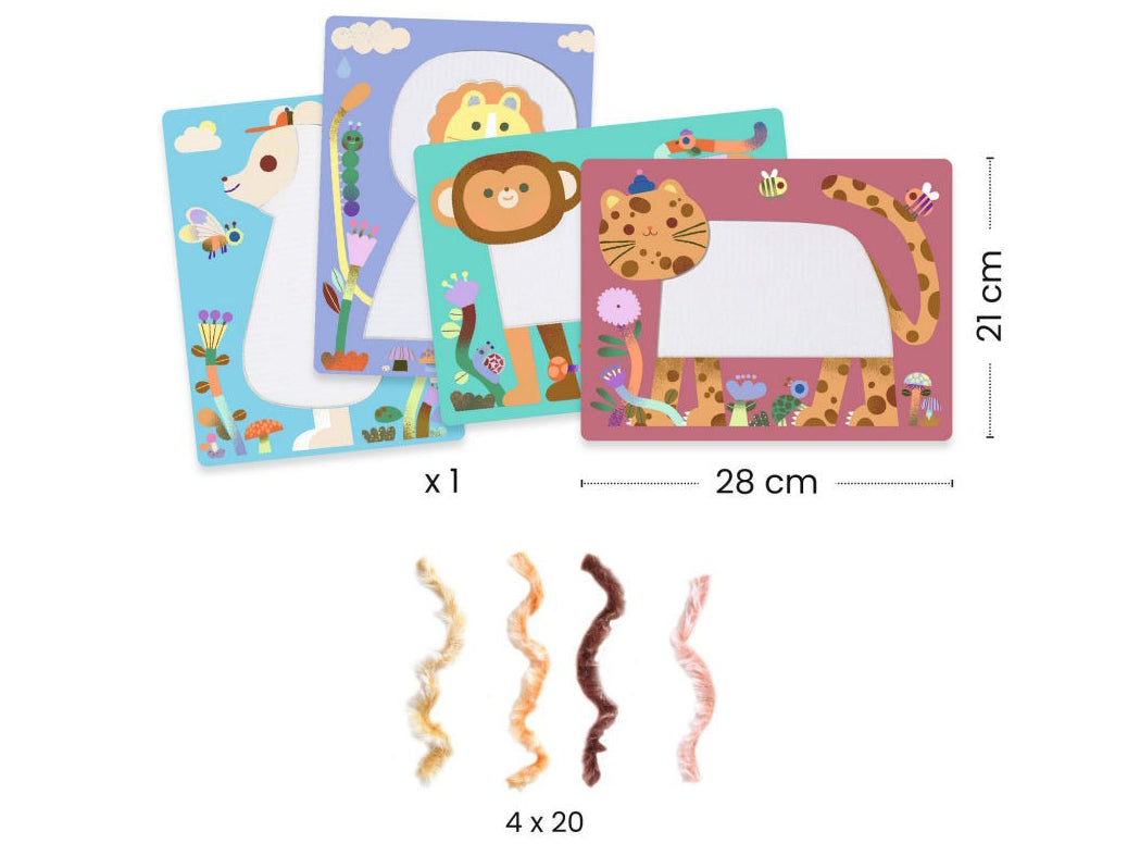 Laine et scratch - Tout poilus ! - Djeco