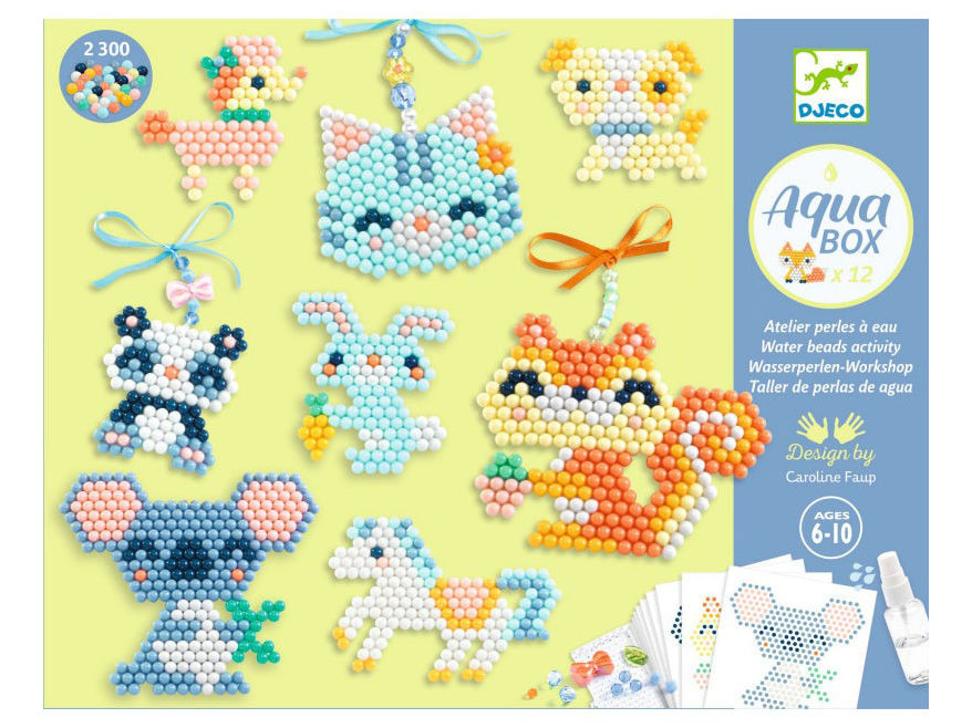 achat Coffret Atelier perles à eau - Aqua box Fourrures - Djeco