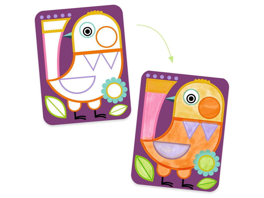 Peinture à la palette - Les Joufflus - Djeco